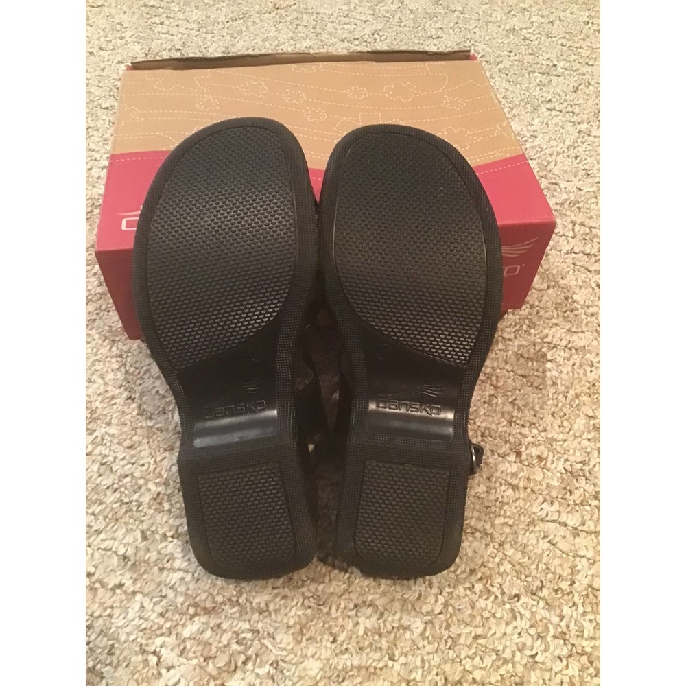 Dansko Lolita full grain black sandal size 40 - Picture 9 of 9